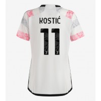 Juventus Filip Kostic #11 Bortatröja Dam 2023-24 Kortärmad